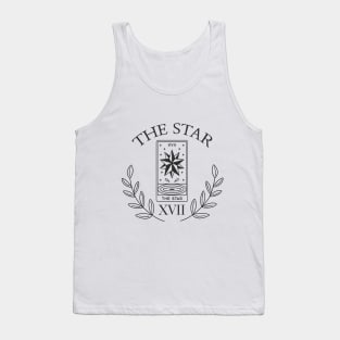 minimalistic the star tarot Tank Top